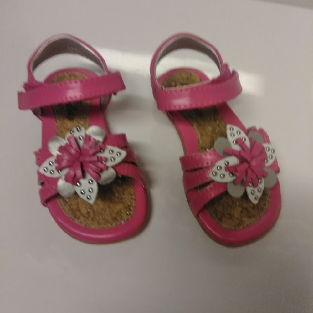 Balleto Toddler Girl's Pink/Silver/White Sandals